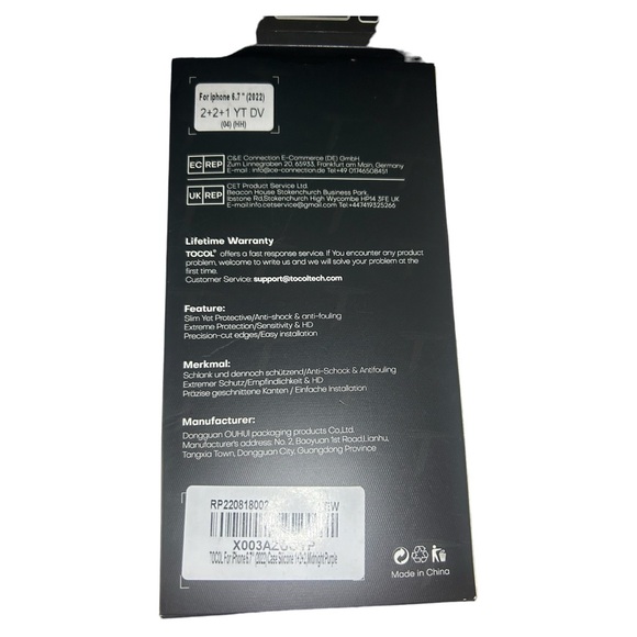 TOCOL [5 in 1 for iPhone 14 Plus Case, 2X Screen Protector + - Picture 12 of 12